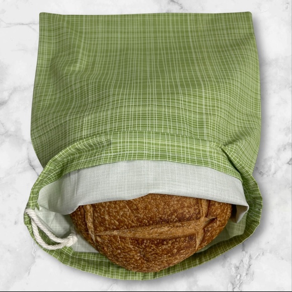 Sourdough Bread Bag, 100% Cotton Linen Reusable Bread Keeper, Artisan Bread Bag - Picture 1 of 4